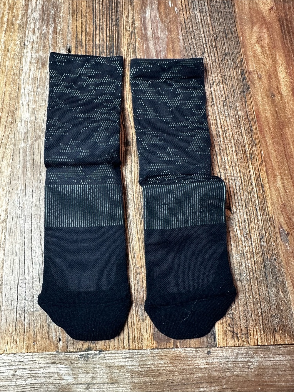 lululemon athletica Black Patterned Crew Socks